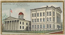 Capitol of Kentucky in Frankfort, from the General Government and State Capitol Buildings series (N14) for Allen & Ginter Cigarettes Brands, Allen & Ginter  American, Commercial color lithograph