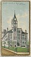 Court House of Montana in Helena, from the General Government and State Capitol Buildings series (N14) for Allen & Ginter Cigarettes Brands, Allen & Ginter  American, Commercial color lithograph