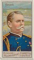Winfield Scott Hancock, from the Great Generals series (N15) for Allen & Ginter Cigarettes Brands, Allen & Ginter American, Commercial color lithograph
