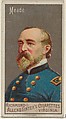 George Gordon Meade, from the Great Generals series (N15) for Allen & Ginter Cigarettes Brands, Allen & Ginter  American, Commercial color lithograph