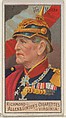Helmuth Karl Bernhard Graf von Moltke, from the Great Generals series (N15) for Allen & Ginter Cigarettes Brands, Allen & Ginter American, Commercial color lithograph
