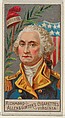George Washington, from the Great Generals series (N15) for Allen & Ginter Cigarettes Brands, Allen & Ginter  American, Commercial color lithograph