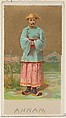 Annam, from the Natives in Costume series (N16), Teofani Issue, for Allen & Ginter Cigarettes Brands, Allen & Ginter  American, Commercial color lithograph