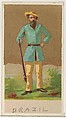 Brazil, from the Natives in Costume series (N16), Teofani Issue, for Allen & Ginter Cigarettes Brands, Allen & Ginter  American, Commercial color lithograph