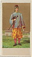 China, from the Natives in Costume series (N16), Teofani Issue, for Allen & Ginter Cigarettes Brands, Allen & Ginter  American, Commercial color lithograph