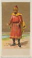 Circassia, from the Natives in Costume series (N16), Teofani Issue, for Allen & Ginter Cigarettes Brands, Allen & Ginter  American, Commercial color lithograph