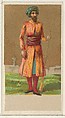 Hindustan, from the Natives in Costume series (N16), Teofani Issue, for Allen & Ginter Cigarettes Brands, Allen & Ginter  American, Commercial color lithograph