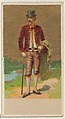 Holland, from the Natives in Costume series (N16), Teofani Issue, for Allen & Ginter Cigarettes Brands, Allen & Ginter  American, Commercial color lithograph