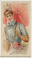 Advance, from the Parasol Drills series (N18) for Allen & Ginter Cigarettes Brands, Allen & Ginter  American, Commercial color lithograph