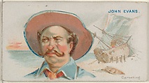 John Evans, Careening, from the Pirates of the Spanish Main series (N19) for Allen & Ginter Cigarettes, Allen & Ginter American, Commercial color lithograph