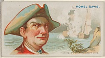 Howell Davis, Taking a Dutch Treasure Ship, from the Pirates of the Spanish Main series (N19) for Allen & Ginter Cigarettes, Allen & Ginter American, Commercial color lithograph
