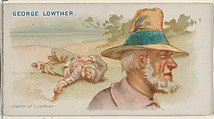 George Lowther, Death of Lowther, from the Pirates of the Spanish Main series (N19) for Allen & Ginter Cigarettes, Allen & Ginter American, Commercial color lithograph