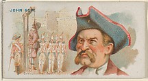 John Gow, Execution of Gow, from the Pirates of the Spanish Main series (N19) for Allen & Ginter Cigarettes, Allen & Ginter American, Commercial color lithograph