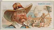 Charles Vane, Defying the Governor, from the Pirates of the Spanish Main series (N19) for Allen & Ginter Cigarettes, Allen & Ginter American, Commercial color lithograph