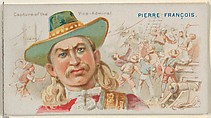 Pierre François, Capture of the Vice-Admiral, from the Pirates of the Spanish Main series (N19) for Allen & Ginter Cigarettes, Allen & Ginter  American, Commercial color lithograph