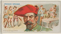 Francis Spriggs, Prisoner Eating Candles, from the Pirates of the Spanish Main series (N19) for Allen & Ginter Cigarettes, Allen & Ginter American, Commercial color lithograph