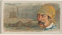 Moise Vauquelin, Vauquelin Slipping Away, from the Pirates of the Spanish Main series (N19) for Allen & Ginter Cigarettes, Allen & Ginter American, Commercial color lithograph