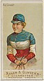A.J. Cassatt, from the Racing Colors of the World series (N22a) for Allen & Ginter Cigarettes, Allen & Ginter  American, Commercial color lithograph