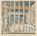 Horse Barns, Mary Beth McKenzie (American, born Cleveland, Ohio, 1946), A series of 17 monotypes