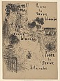 Lisez la Revue Blanche, Edouard Vuillard  French, Lithograph