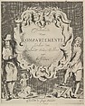 Veelderhande Niewe Compartimente (Titlepage in Dutch), Michiel Mosyn  Dutch, Etching