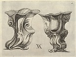 Plate 16, from "Modelli Artificiosi di Vasi diversi d'argento et altre Opere capriciozi (...), Parte prima", Theodor van Kessel  Dutch, Etching