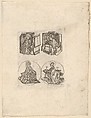 The Four Fathers of the Church, Israhel van Meckenem (German, Meckenem ca. 1440/45–1503 Bocholt), Engraving