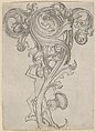 Ornament with a Wild Man, Master ES German, Engraving; second state of two