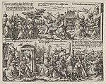 Scenes from Matthew 10: 34-38, Daniel Hopfer German, Etching