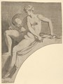Venus, from "Twelve Muses and Goddesses", Léon Davent  French, Etching