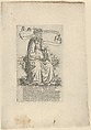 The Prophet Nahum, from Prophets and Sibyls, Francesco Rosselli  Italian, Engraving