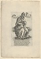 The Prophet Jeremiah, from Prophets and Sibyls, Francesco Rosselli  Italian, Engraving