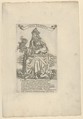 The Prophet Jonah, from "Prophets and Sibyls", Francesco Rosselli  Italian, Engraving