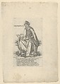 The Prophet Haggai, from Prophets and Sibyls, Francesco Rosselli  Italian, Engraving