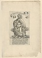 The Prophet Habakkuk, from Prophets and Sibyls, Francesco Rosselli  Italian, Engraving
