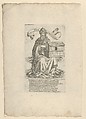 The Prophet Noah, from Prophets and Sibyls, Francesco Rosselli  Italian, Engraving