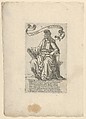 The Prophet Samuel, from Prophets and Sibyls, Francesco Rosselli  Italian, Engraving