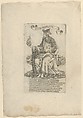 The Prophet Elijah, from Prophets and Sibyls, Francesco Rosselli  Italian, Engraving