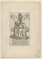 The Prophet Solomon, from Prophets and Sibyls, Francesco Rosselli  Italian, Engraving