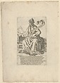 The Prophet Elisha, from Prophets and Sibyls, Francesco Rosselli  Italian, Engraving