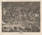 The Cockpit, William Hogarth British, Etching and engraving; only state