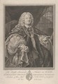 The Right Reverend Father in God, Dr. Benjamin Hoadly, Lord Bishop of Winchester, Prelate of the Most Noble Order of the Garter, Aet. 67. A.D. 1743, Bernard Baron French, Engraving