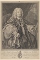 The Right Reverend Father in God, Dr. Benjamin Hoadly, Lord Bishop of Winchester, Prelate of the Most Noble Order of the Garter, Aet. 67. A.D. 1743, Bernard Baron French, Engraving