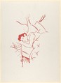 Your Mouth (from Les Vieilles Histoires), Henri de Toulouse-Lautrec  French, Lithograph printed in red on wove paper; only state; posthumous re-edition after 1901