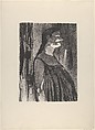 Madame Abdala, from "Le Café Concert", Henri de Toulouse-Lautrec  French, Brush and spatter lithograph with scraper printed in black on wove paper; only state