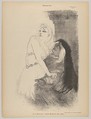 At the Théâtre de la Renaissance: Sarah Bernhardt in Phèdre, Henri de Toulouse-Lautrec French, Photo mechanical reproduction of lithograph on machine wove paper; only state