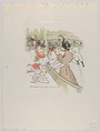 Skating, from Le Rire, No. 62, 11 January 1896, Henri de Toulouse-Lautrec  French, Lithograph