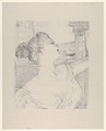 Sybil Sanderson, Henri de Toulouse-Lautrec (French, Albi 1864–1901 Saint-André-du-Bois), Crayon lithograph on china paper