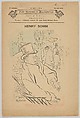 Henry Somm, Henri de Toulouse-Lautrec French, Zincograph