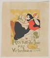 Reine de Joie, Henri de Toulouse-Lautrec (French, Albi 1864–1901 Saint-André-du-Bois), Color lithograph, reduced from poster